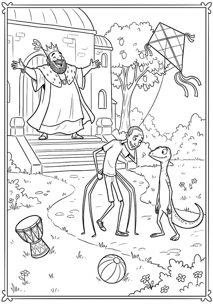 The GrioTime Storykit: 5-Page Coloring Book